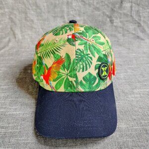 Xcaret Mexico Hat Cap Strap Back Ball All Over Print Pattern Floral Adjustable